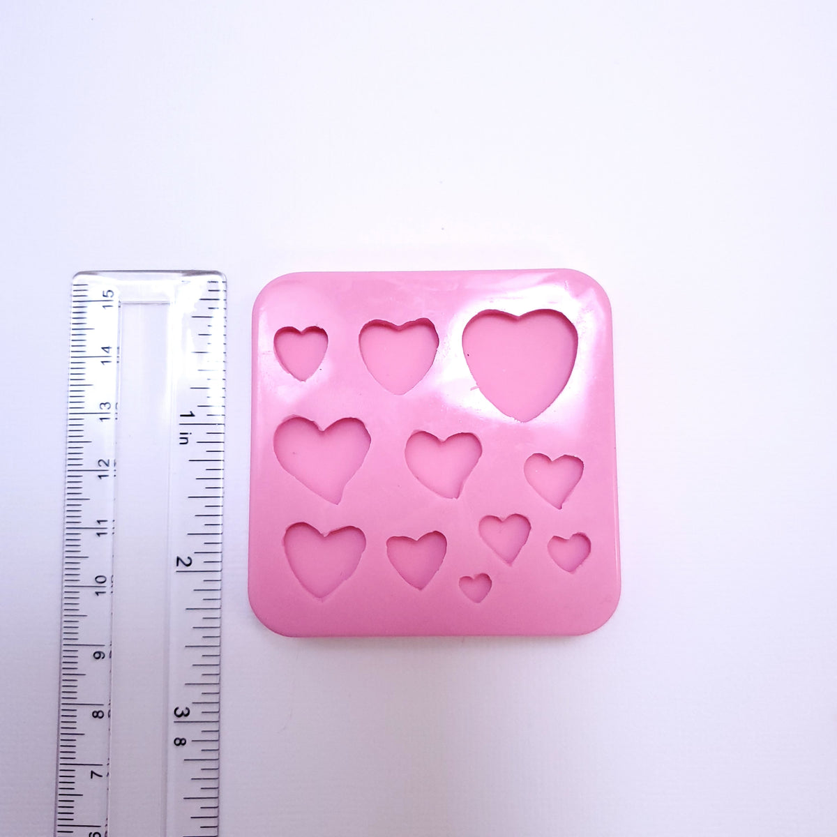 Heart Silicone Mold for Resin, Fondant, Clay, Wax & Jewelry Making