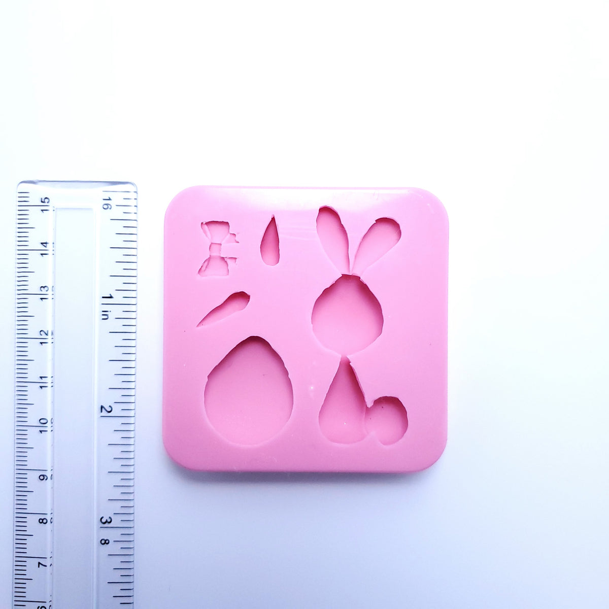Easter Bunny Holding Egg Multi-Project Silicone Mold MS237 for Crafts