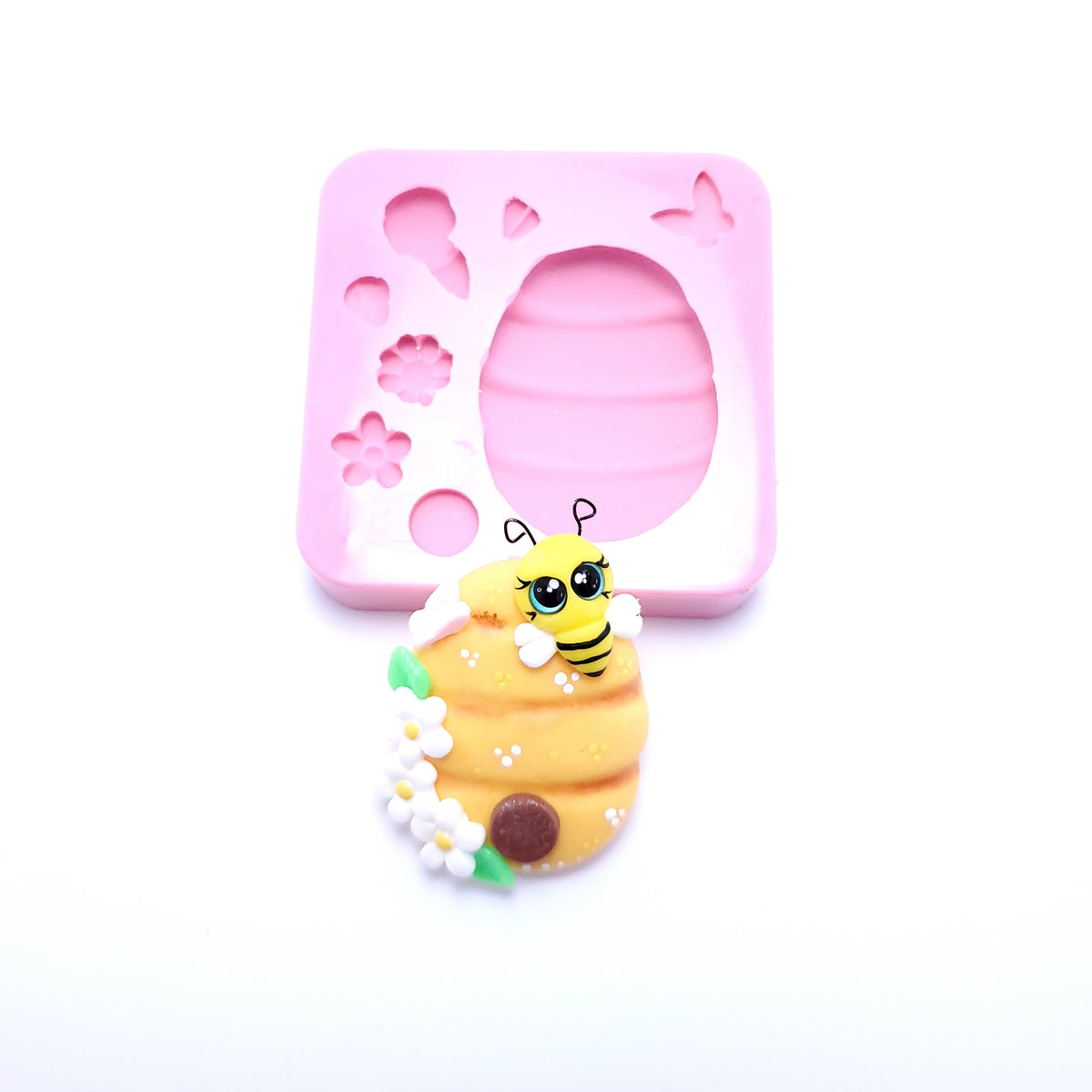 Bee Hive Honeycomb Silicone Mold for Crafts and Mini Projects MS213