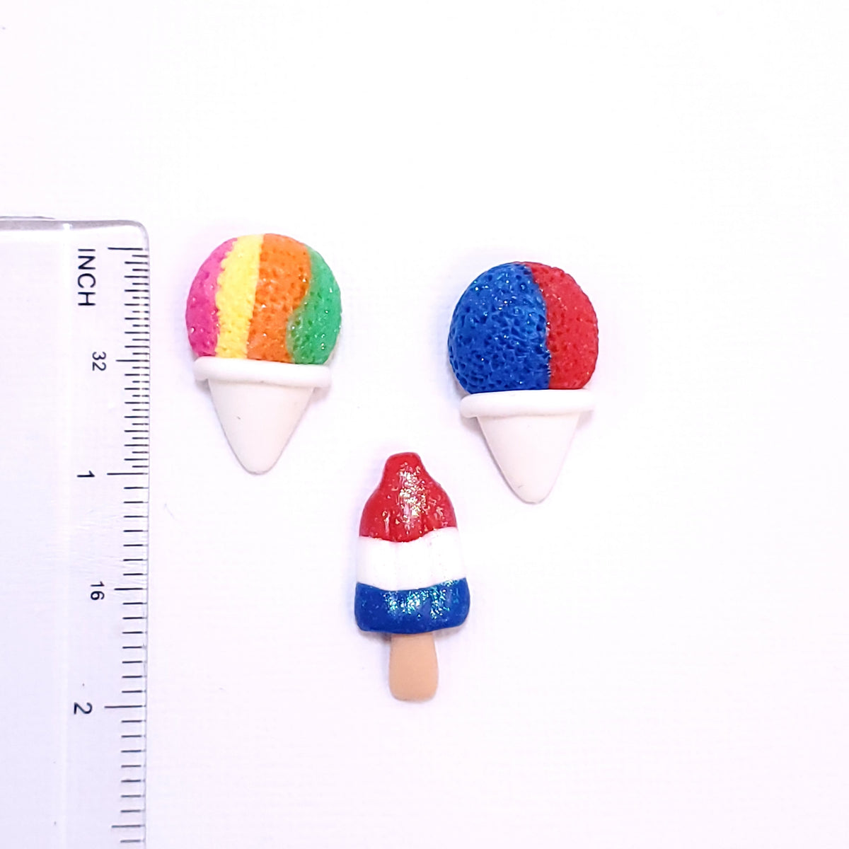 Summer Popsicle & Ice Cone Silicone Mold for Resin, Fondant, Clay Miniatures