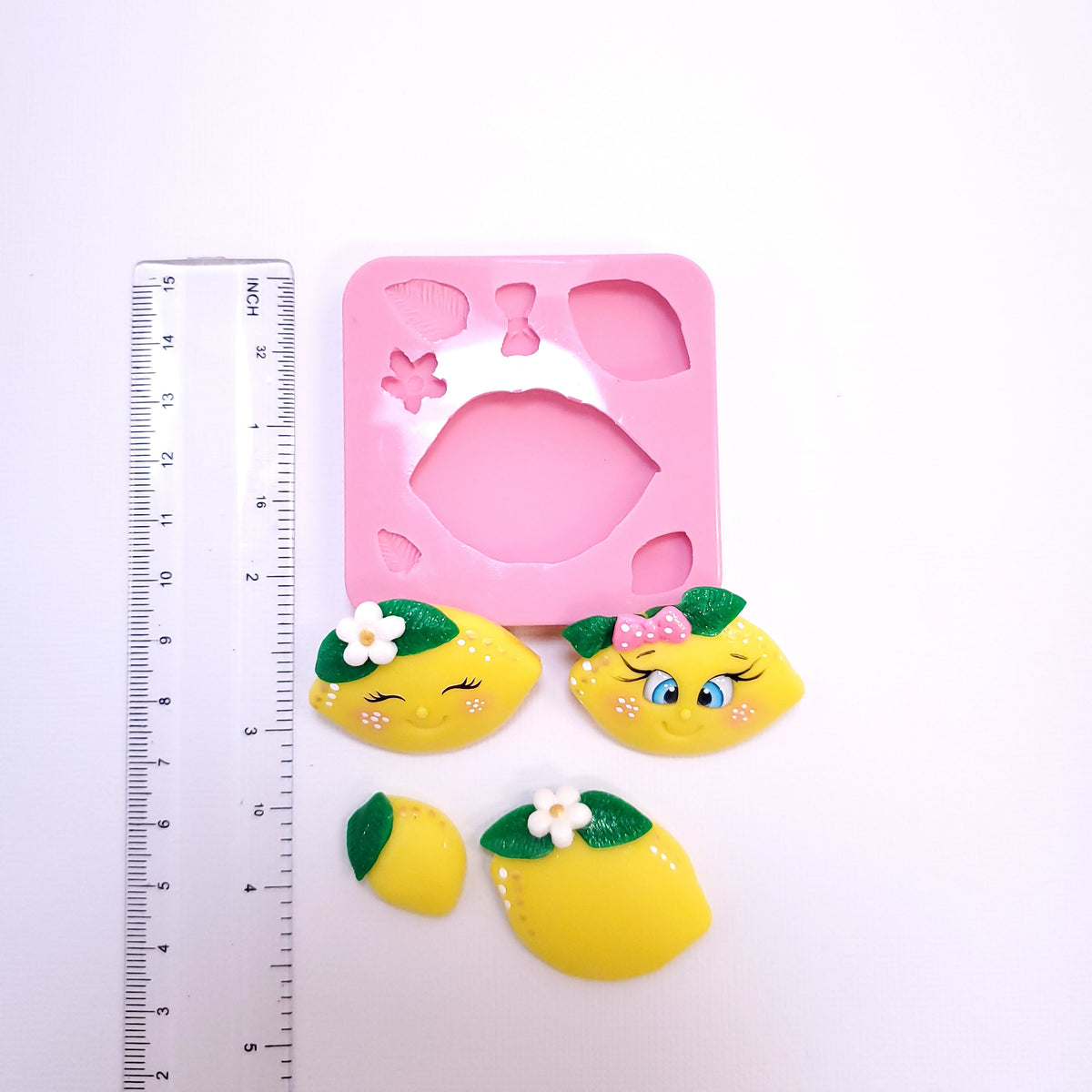 Summer Lemons Multi-Project Silicone Mold for Crafts Baking Resin MS228