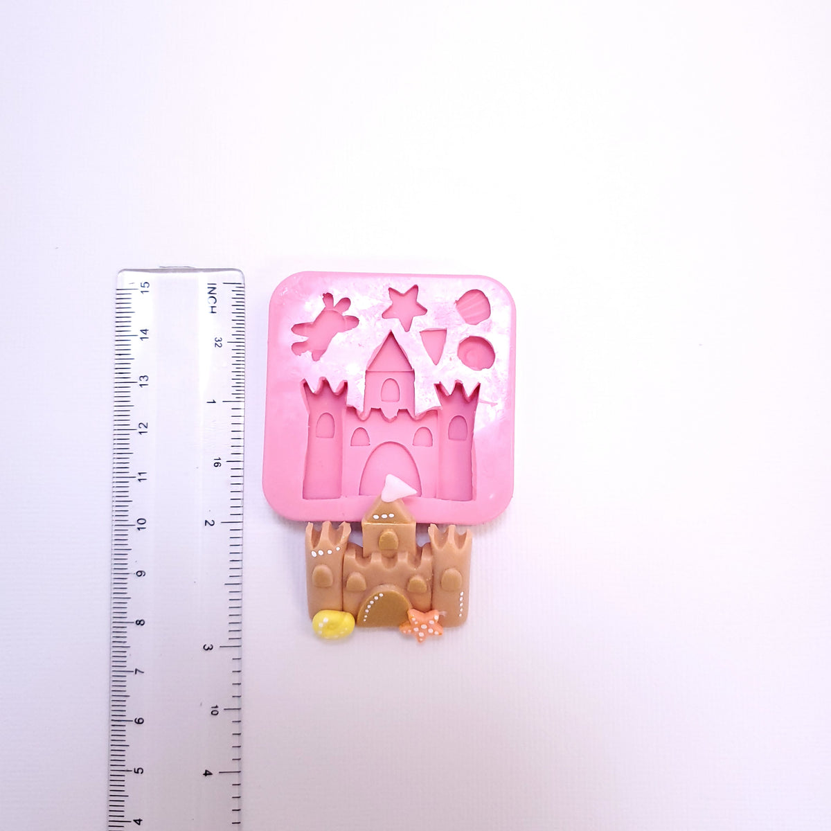 Sand Castle Silicone Mold for Fondant, Resin, Clay and Miniature Crafts