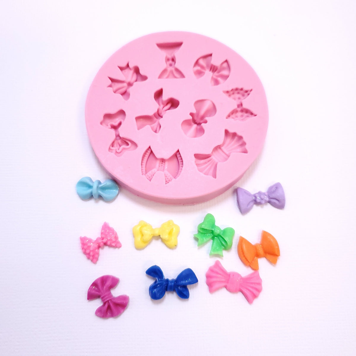 Bows Multi Project Silicone Mold MS236 for Fondant Resin Clay Crafts