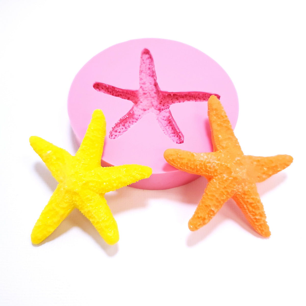 Realistic Starfish Silicone Mold for Resin, Fondant, Clay, Jewelry Making