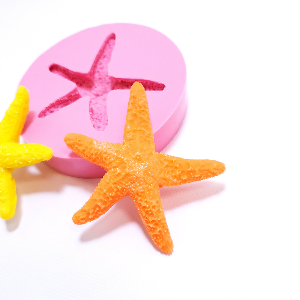 Realistic Starfish Silicone Mold for Resin, Fondant, Clay, Jewelry Making