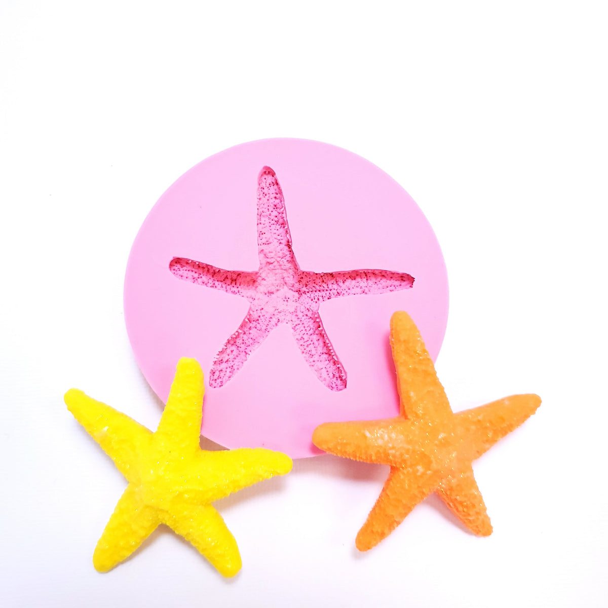 Realistic Starfish Silicone Mold for Resin, Fondant, Clay, Jewelry Making