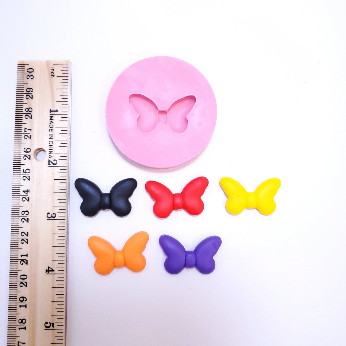 Butterfly Bow Silicone Mold for Miniatures Fondant Resin Clay Crafts MS254