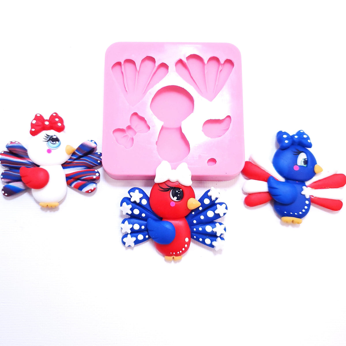 Peacock Summer Multi Project Silicone Mold MS342 for Crafts and Decorations
