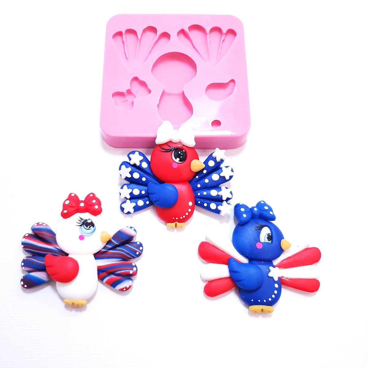 Peacock Summer Multi Project Silicone Mold MS342 for Crafts and Decorations