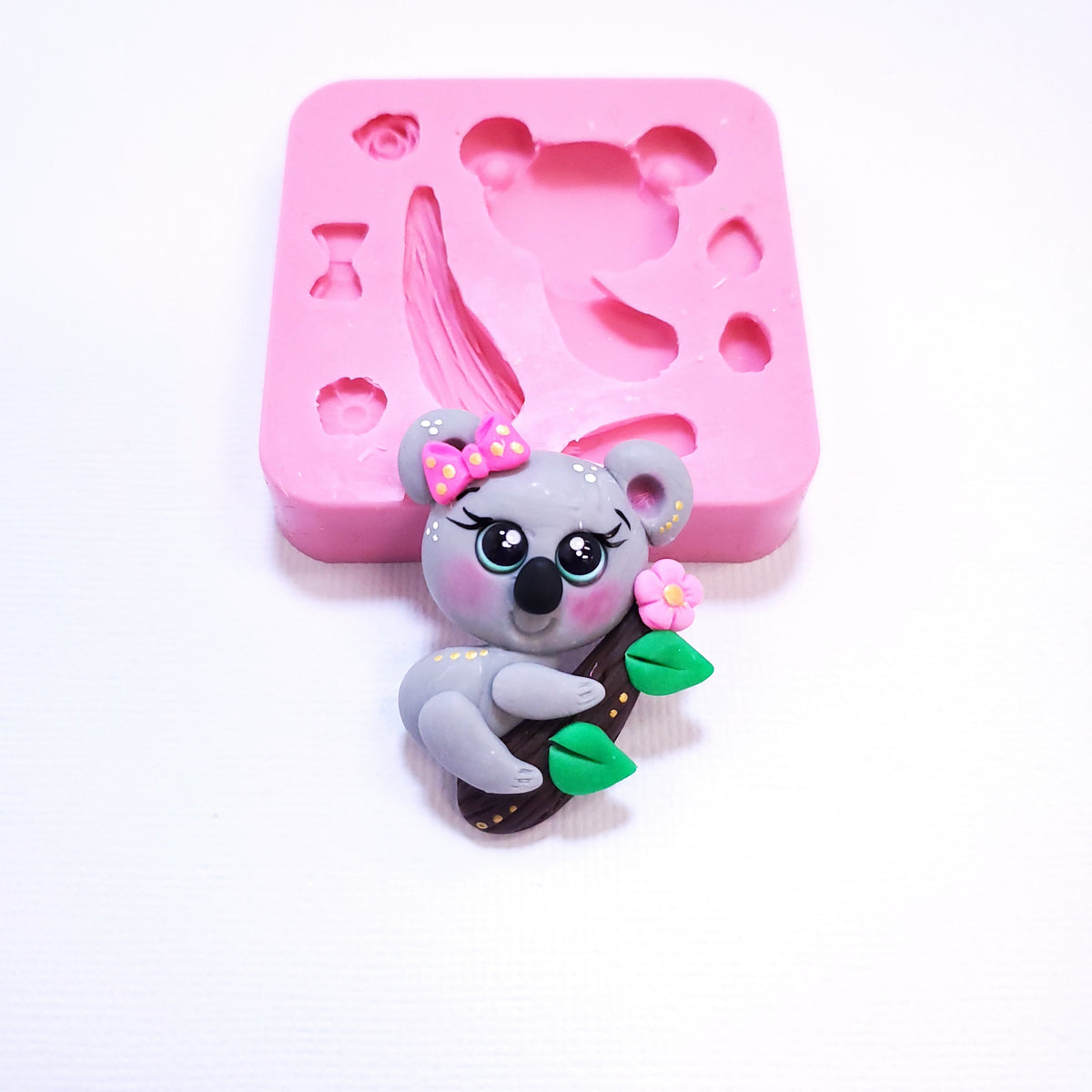 Cute Koala Silicone Mold for Cake Decorating, Clay, Resin and Fondant
