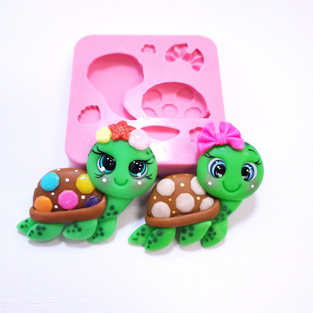 Cute Sea Turtle Multi-Project Silicone Mold MS350 for Crafts and Baking