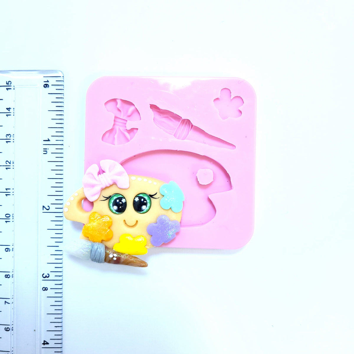 Paint Palette Watercolor Multi-Project Silicone Mold for Crafts MS367
