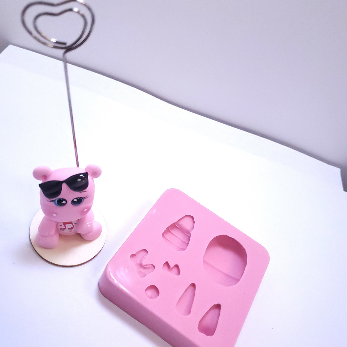 Cute Animals Dino Dragon Hippo Multi-Project Silicone Mold MS392 for Crafts and Baking