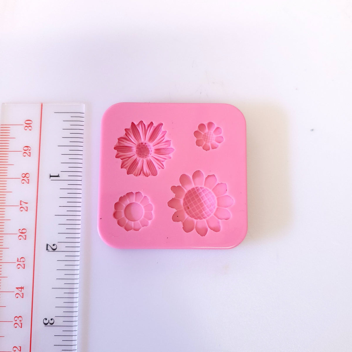 Sunflower Daisy Multi-Project Silicone Mold for Fondant Resin Clay Crafts MS467