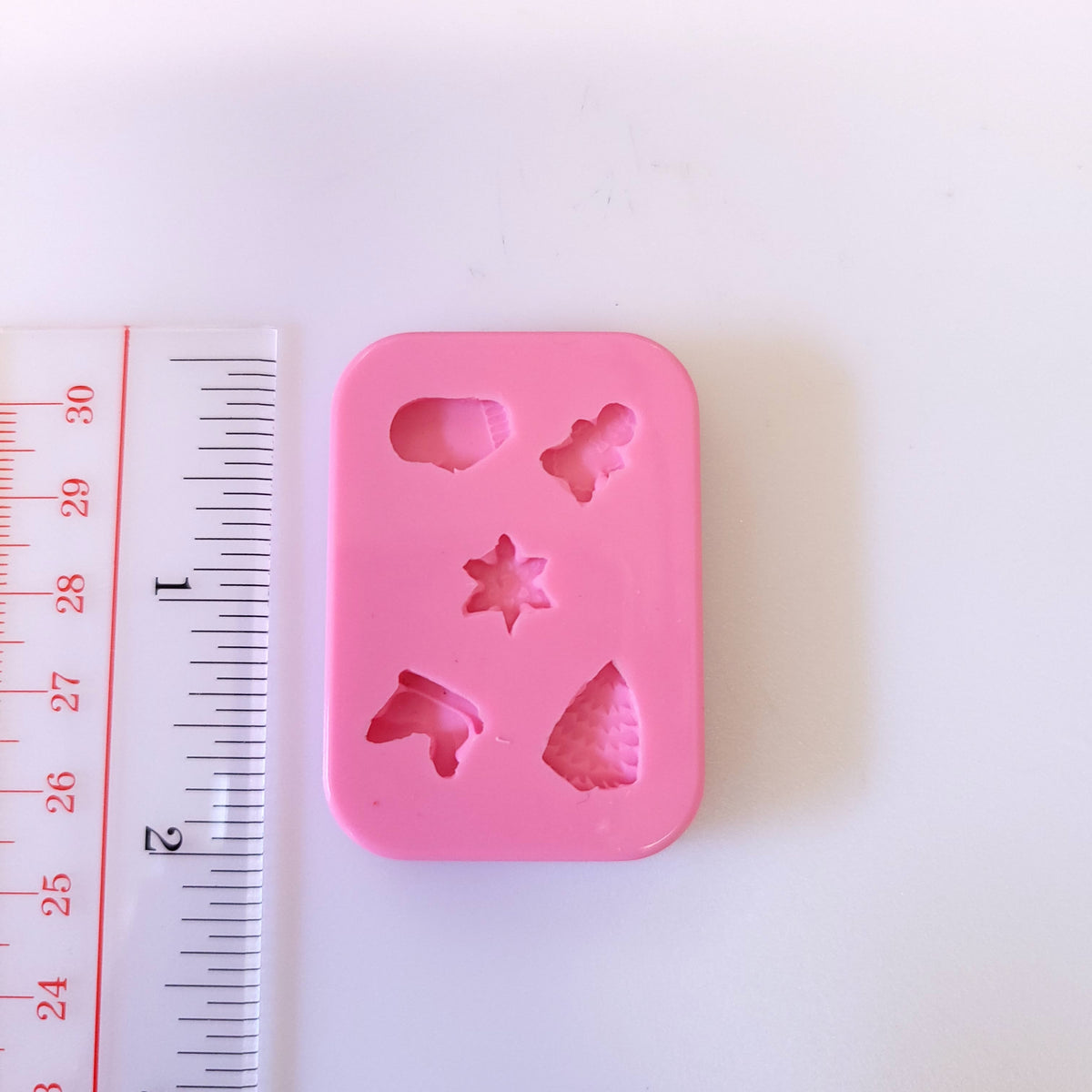 Winter Reindeer Snowflakes Christmas Miniatures Multi-Project Silicone Mold for Fondant Resin