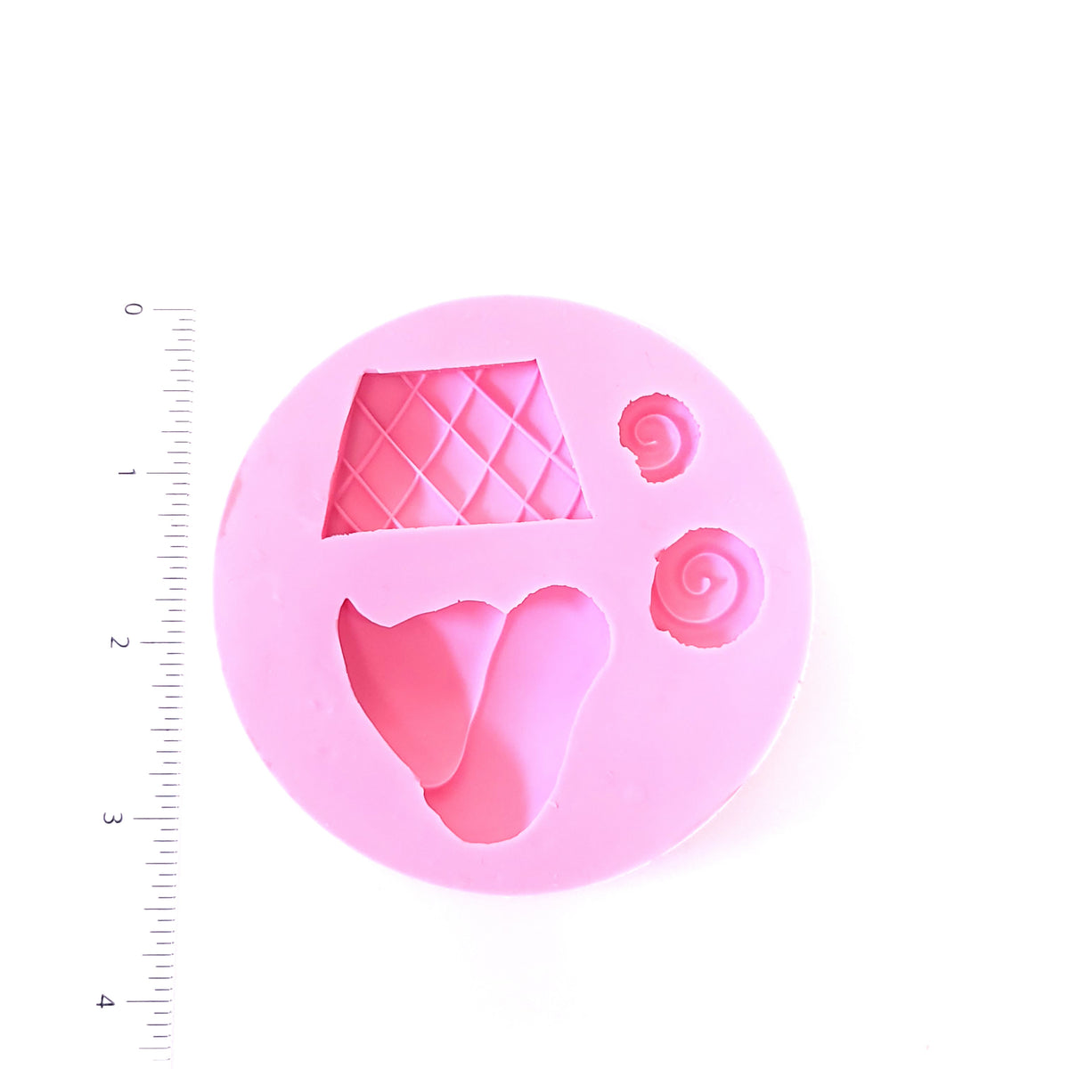 Santa Cupcake Tree Colorful Multi-Project Silicone Mold MS479 for Resin Clay Fondant Crafts