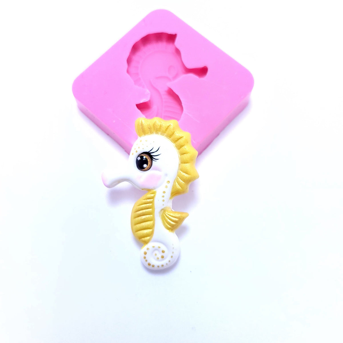 Seahorse Multi-Project Silicone Mold for Fondant Resin Clay Crafts MS515