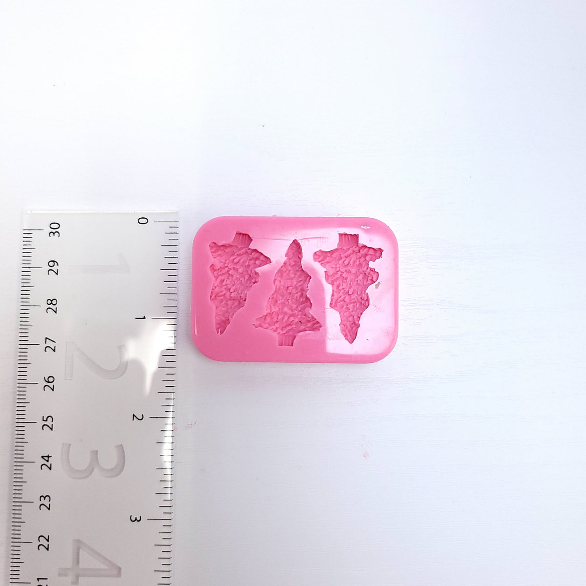 Mini Christmas Tree Silicone Mold for Resin Clay Fondant Cake Decorations