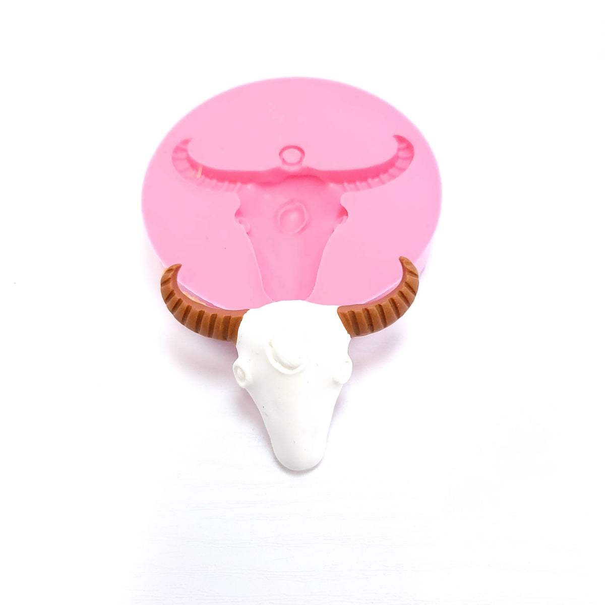 Western Tribal Bull Skull Multi-Project Silicone Mold MS628
