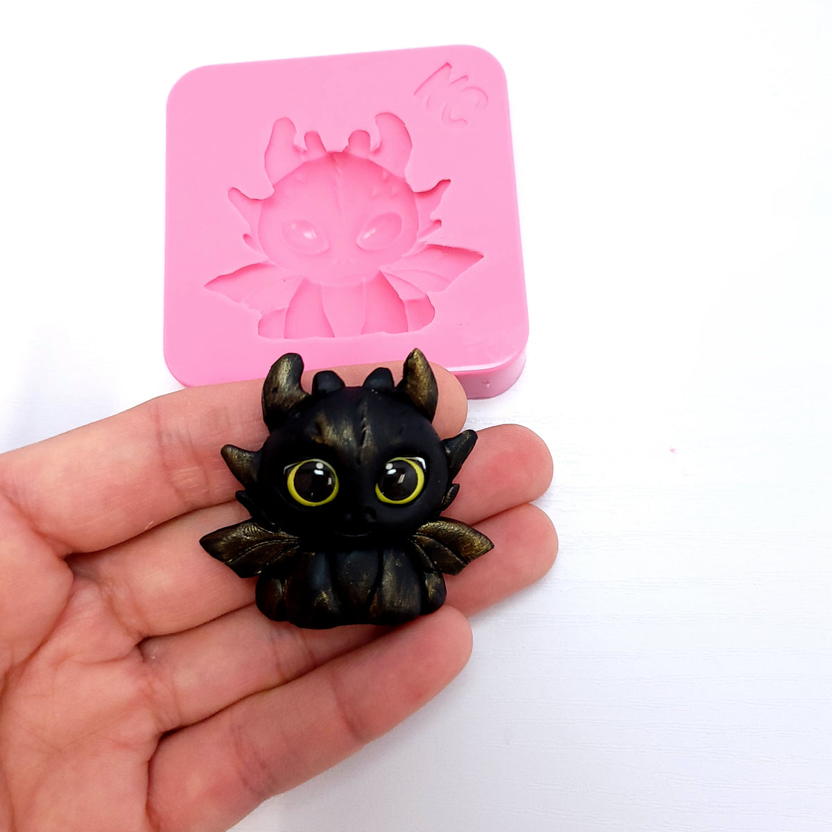 Cute Dragon Whole Figure Multi-Project Silicone Mold MS624
