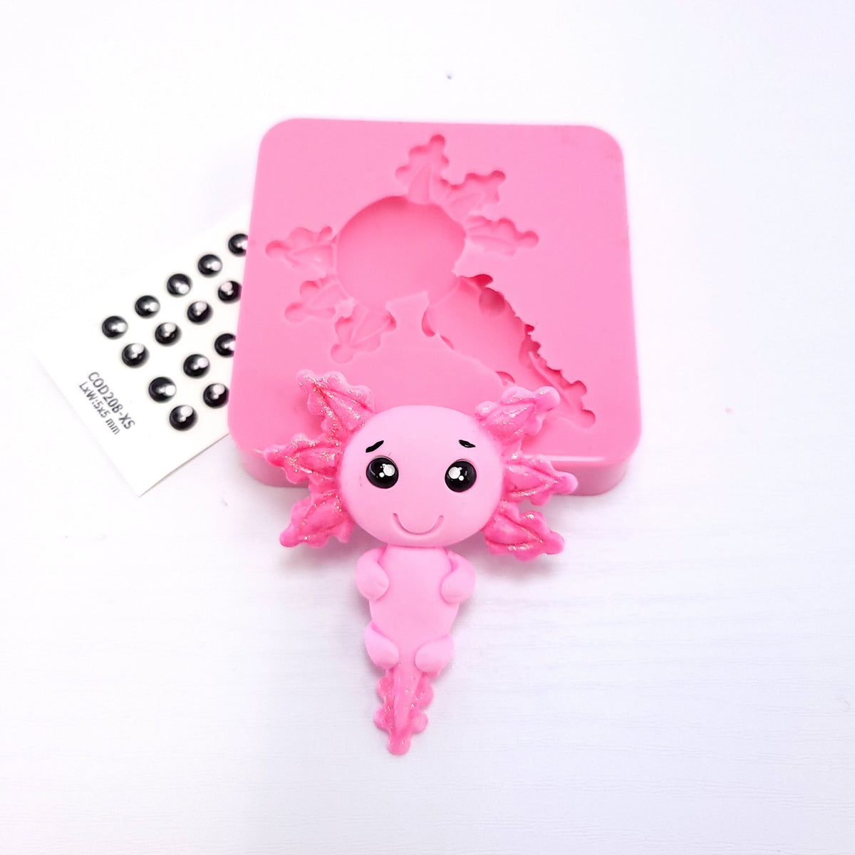 Cute Axolotl Multi-Project Silicone Mold for Crafts Baking Resin MS685
