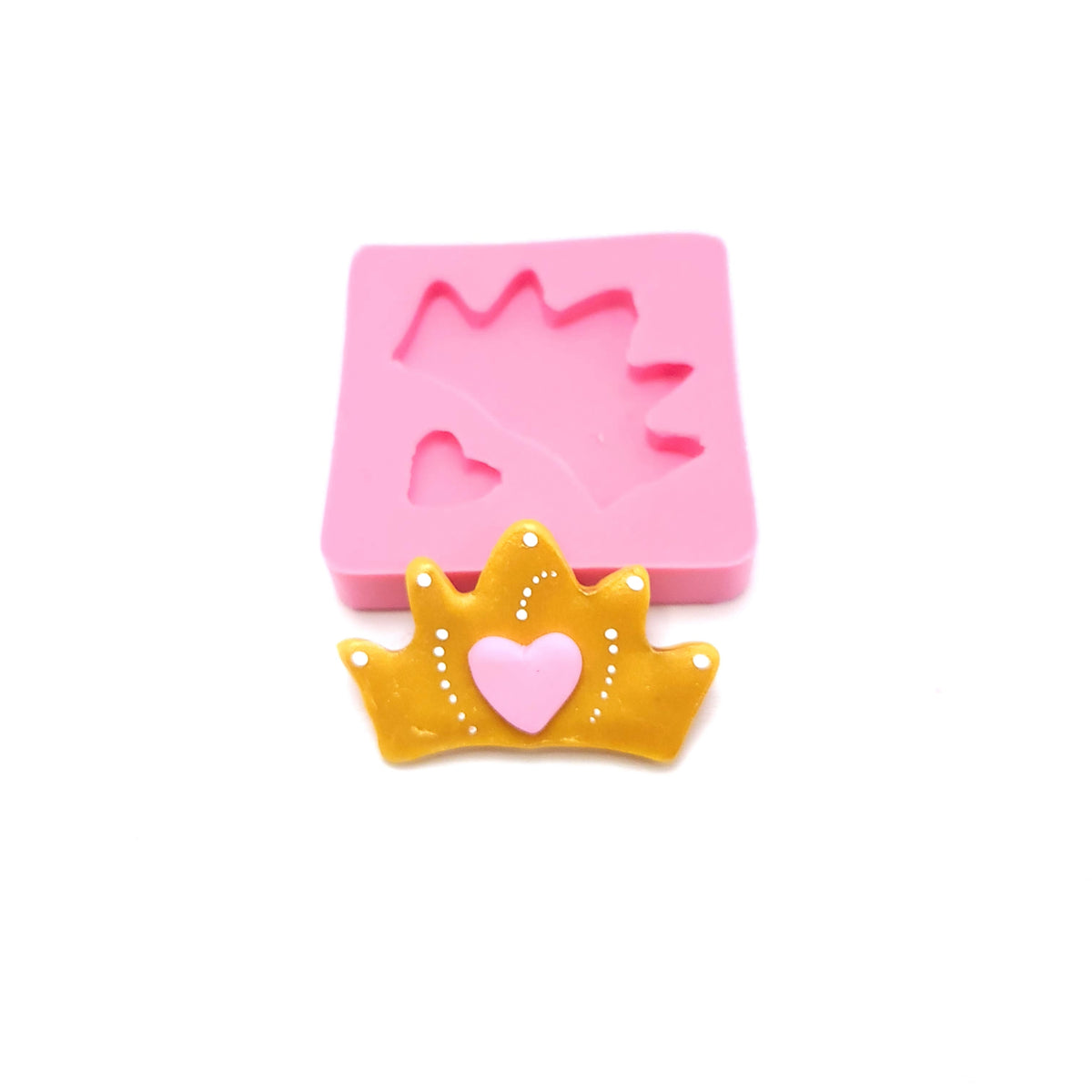 Princess Crown Silicone Mold for Cake Toppers and Mini Resin Crafts