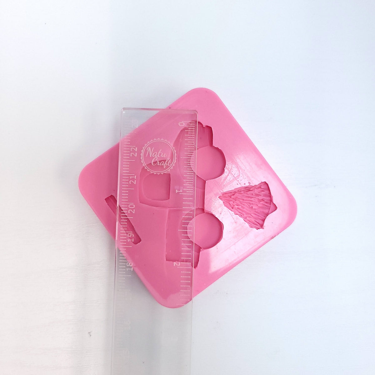 Blue Christmas Truck Multi-Project Silicone Mold MS566 for Cake, Resin, Clay Crafts