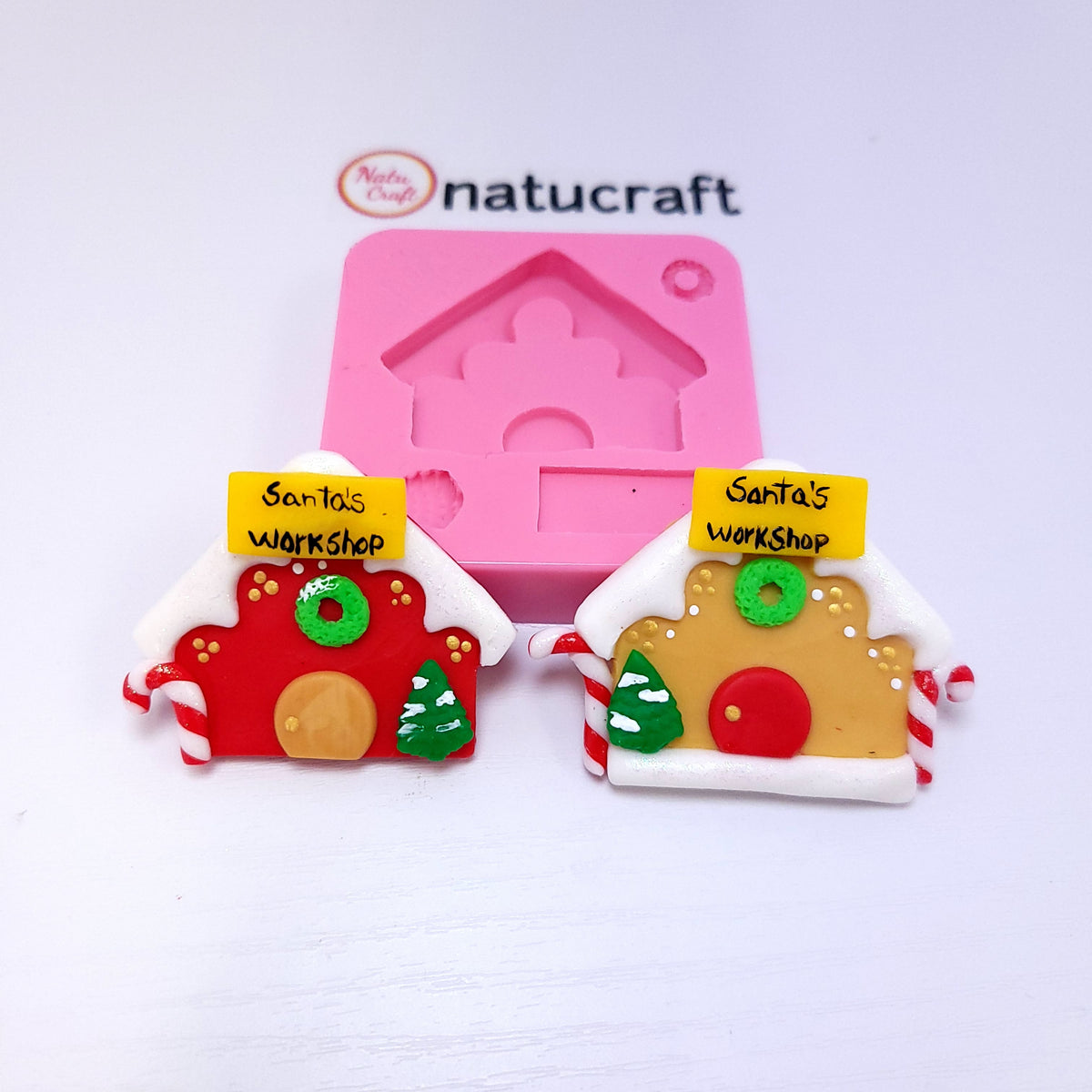 Santa’s Workshop House Multi-Project Silicone Mold for Crafts MS725