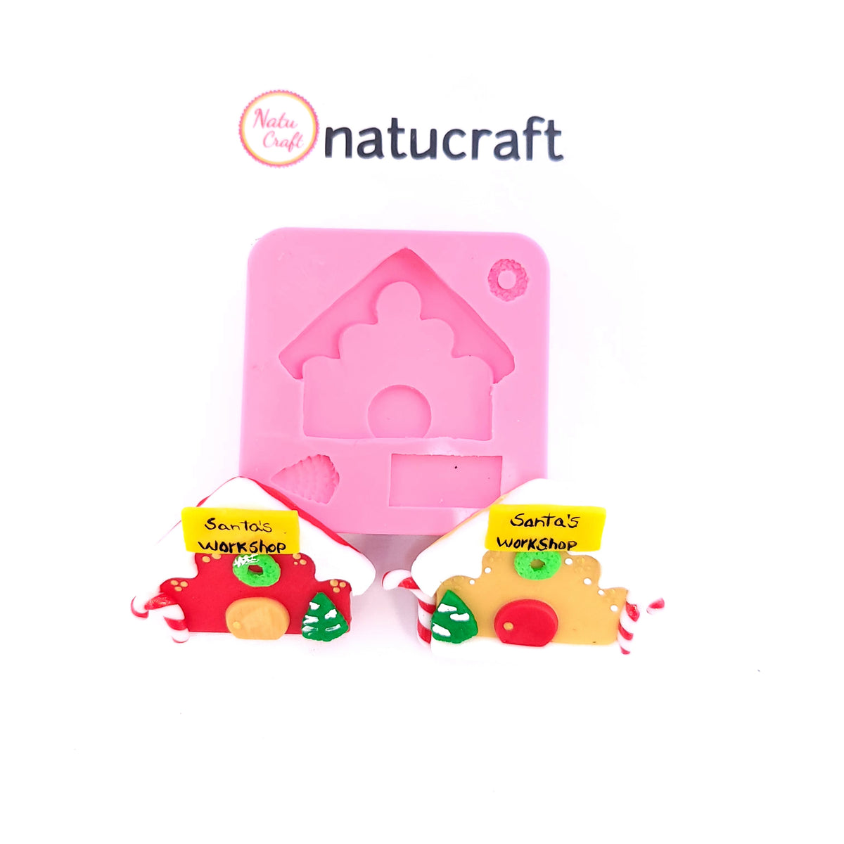Santa’s Workshop House Multi-Project Silicone Mold for Crafts MS725