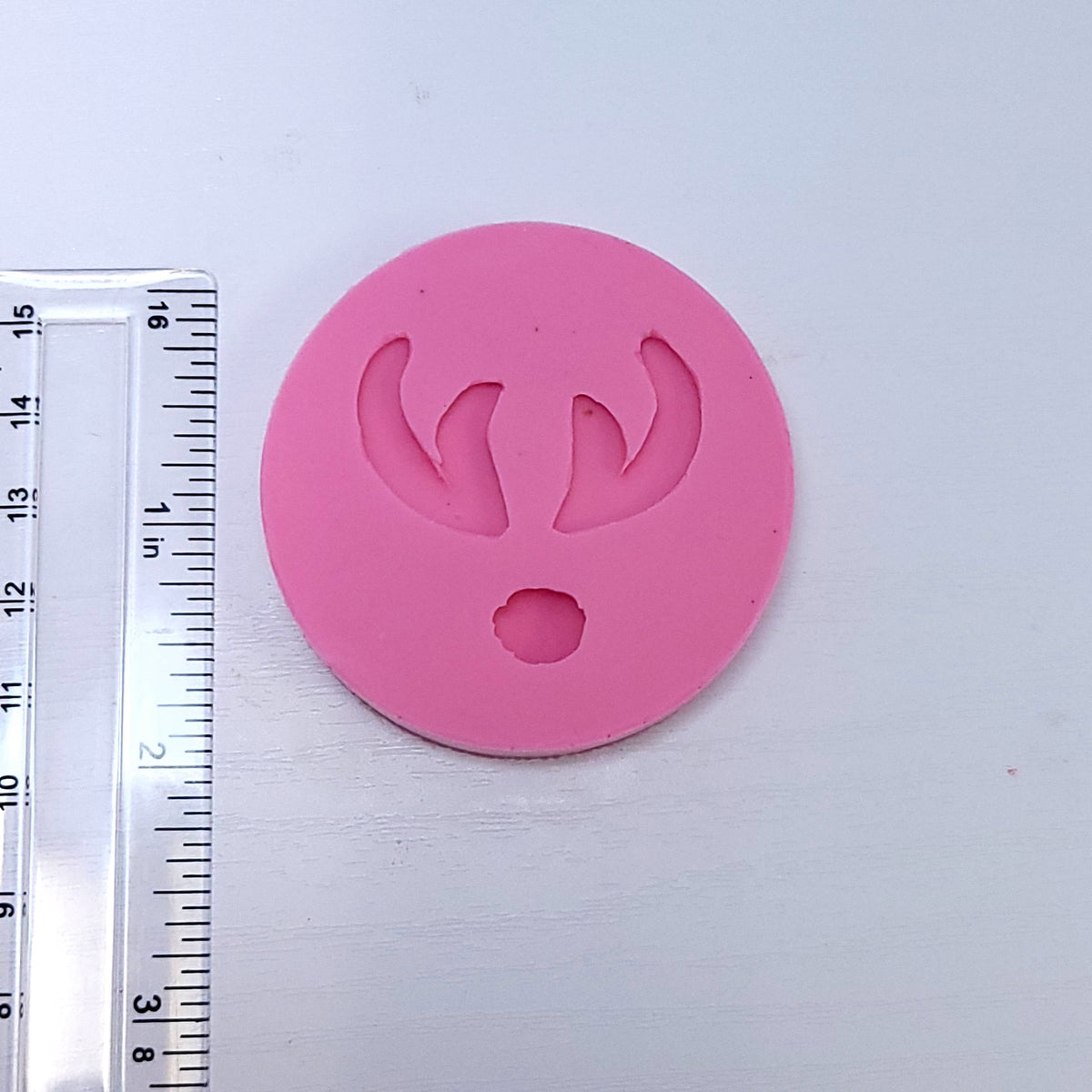 Reindeer Nose Antler Multi-Project Silicone Mold for Fondant Resin Clay Crafts