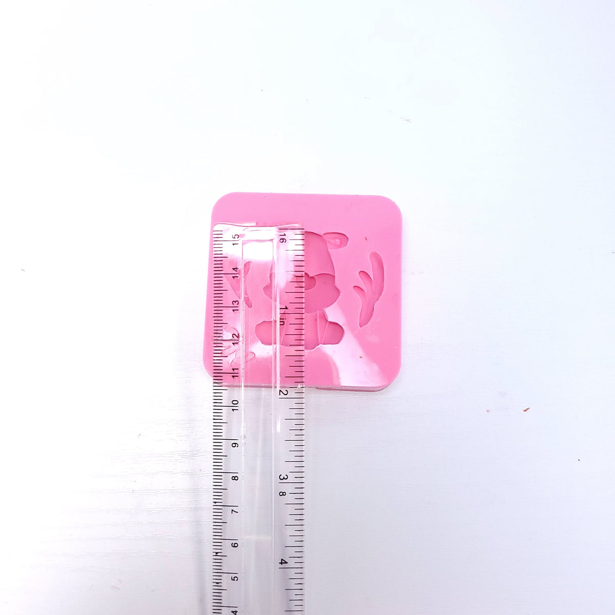 Cute Reindeer Christmas Silicone Mold for Miniatures Cupcakes Resin
