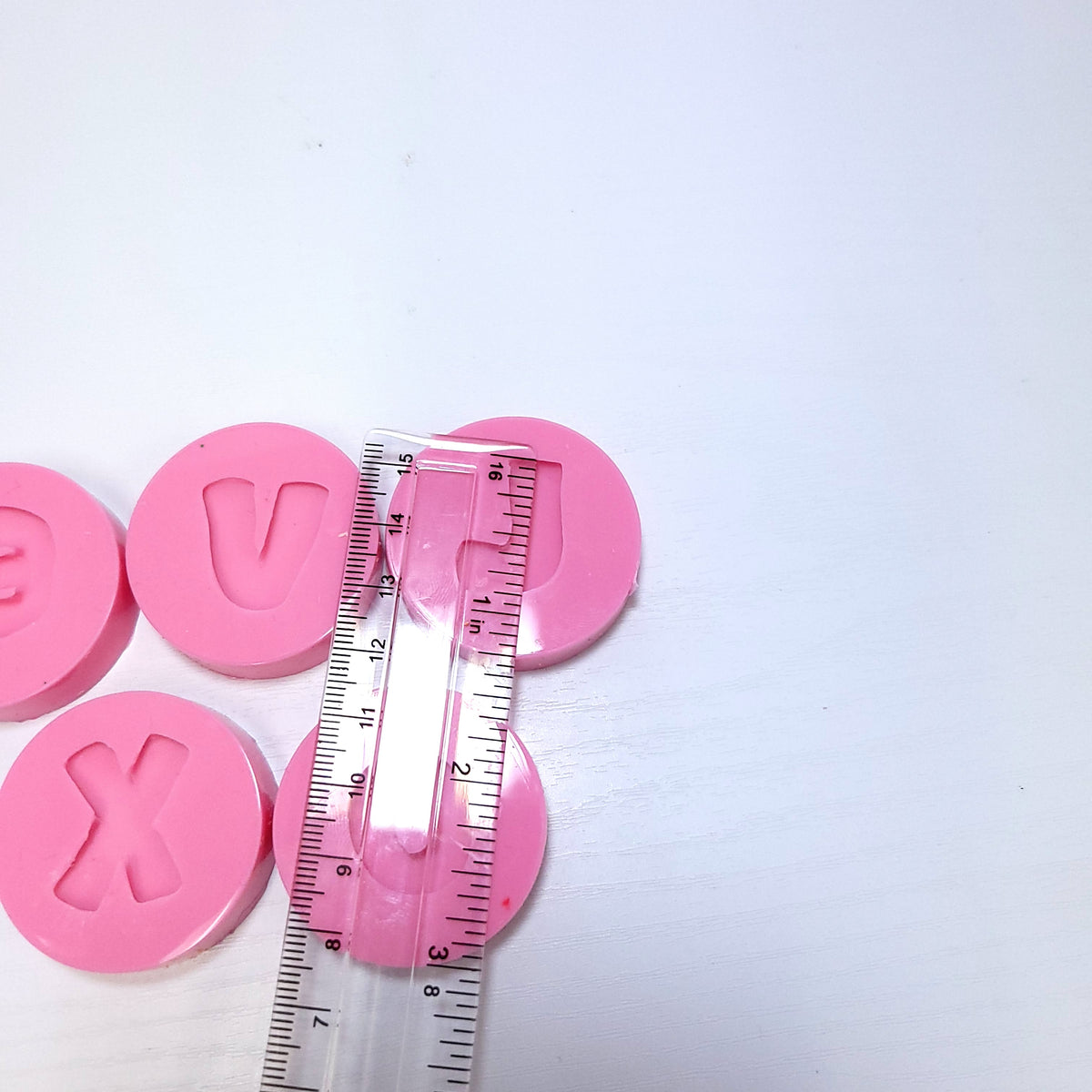 Love XOXO Donut Word Bundle Silicone Mold MS790 for Cake Resin Crafts