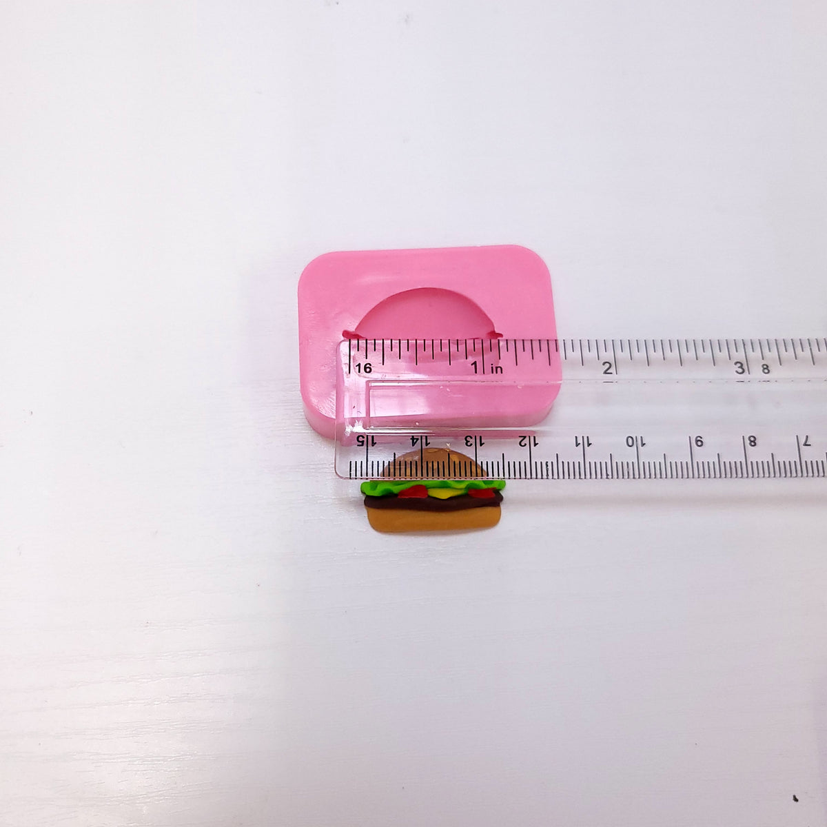 Fast Food Miniature Silicone Mold Set Burger Fries Multi Project Crafts