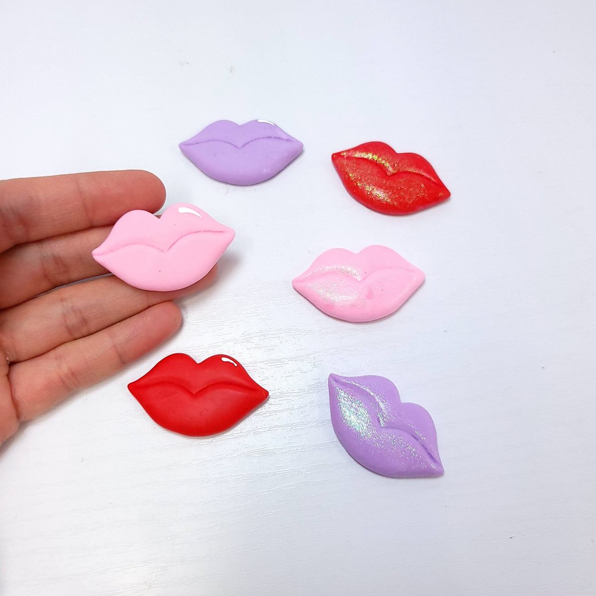 Lips Kiss Multi Project Silicone Mold MS797 for Cake Resin Clay Crafts
