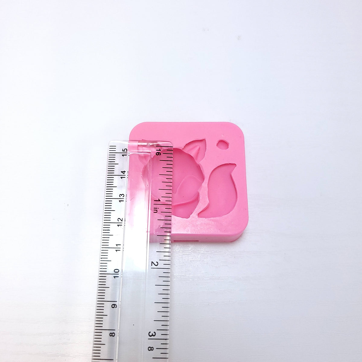Sleepy Fox Silicone Mold for Fondant Resin Clay Miniatures Multi-Project Crafts