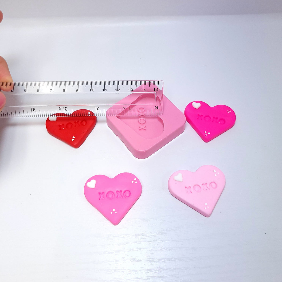 Conversation Hearts XOXO Love Be Mine Multi Project Silicone Mold MS814
