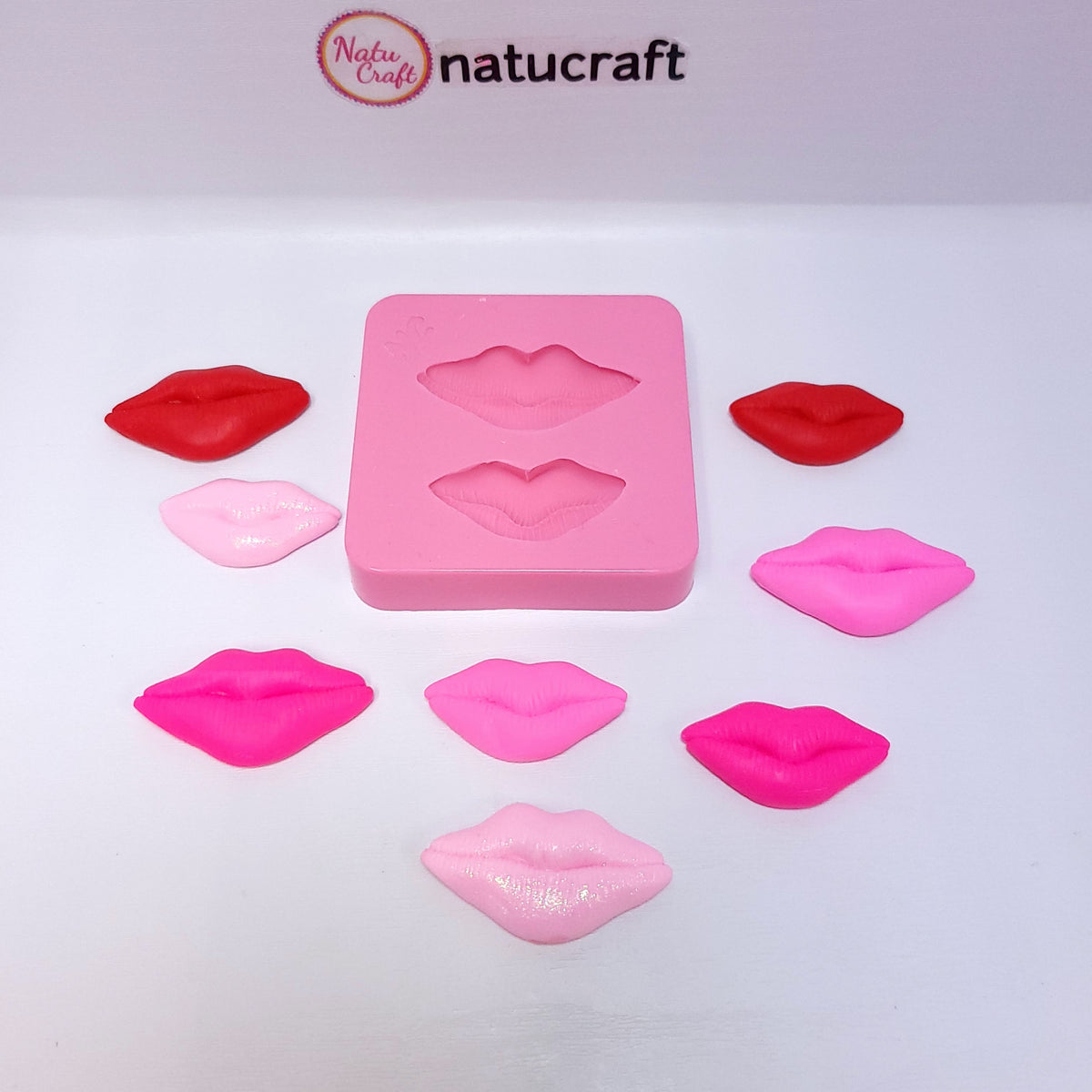 Lips Kiss Silicone Mold Mini Candy Fondant Resin Polymer Clay