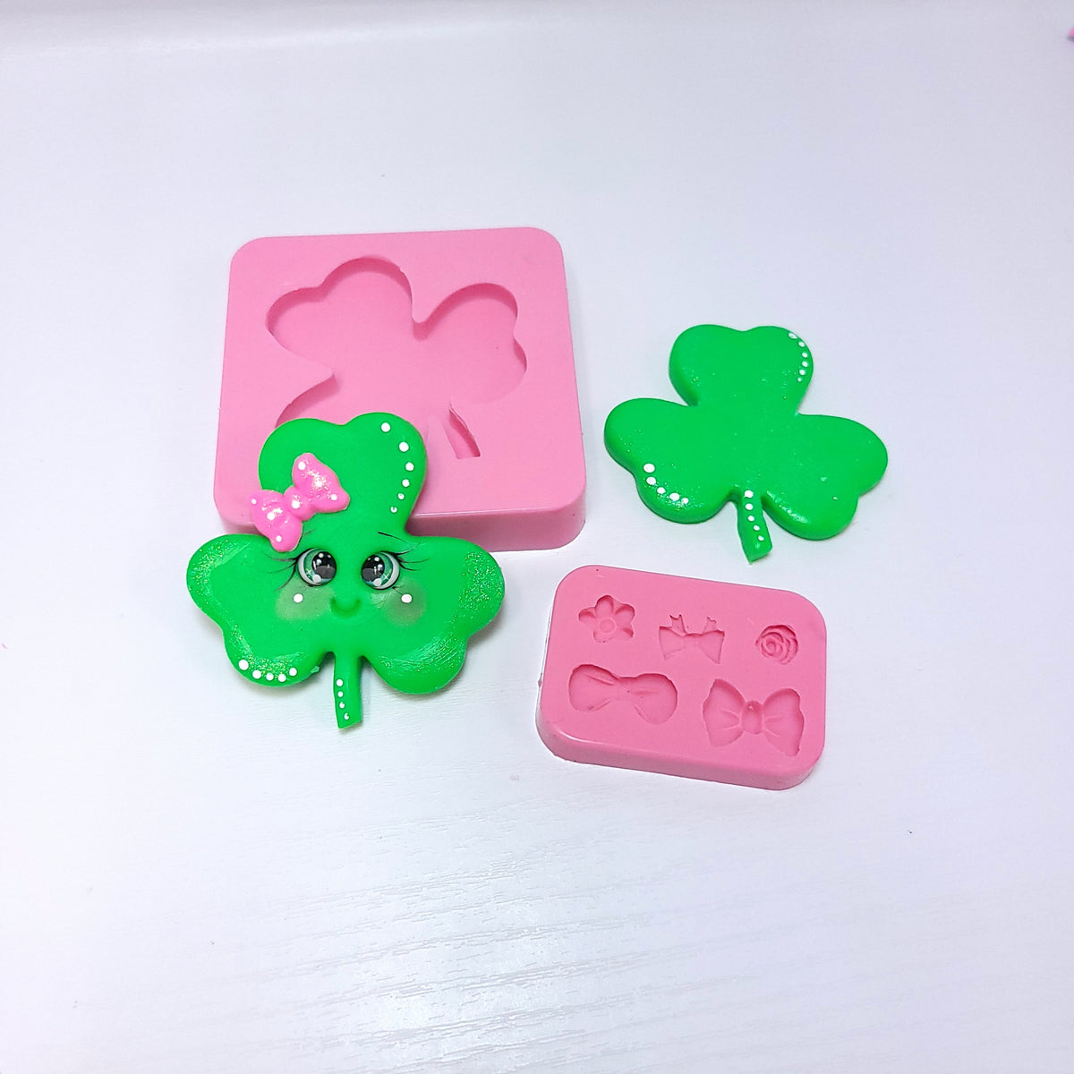 Clover St Patrick Silicone Mold for Cakes Resin Clay Miniatures MS793