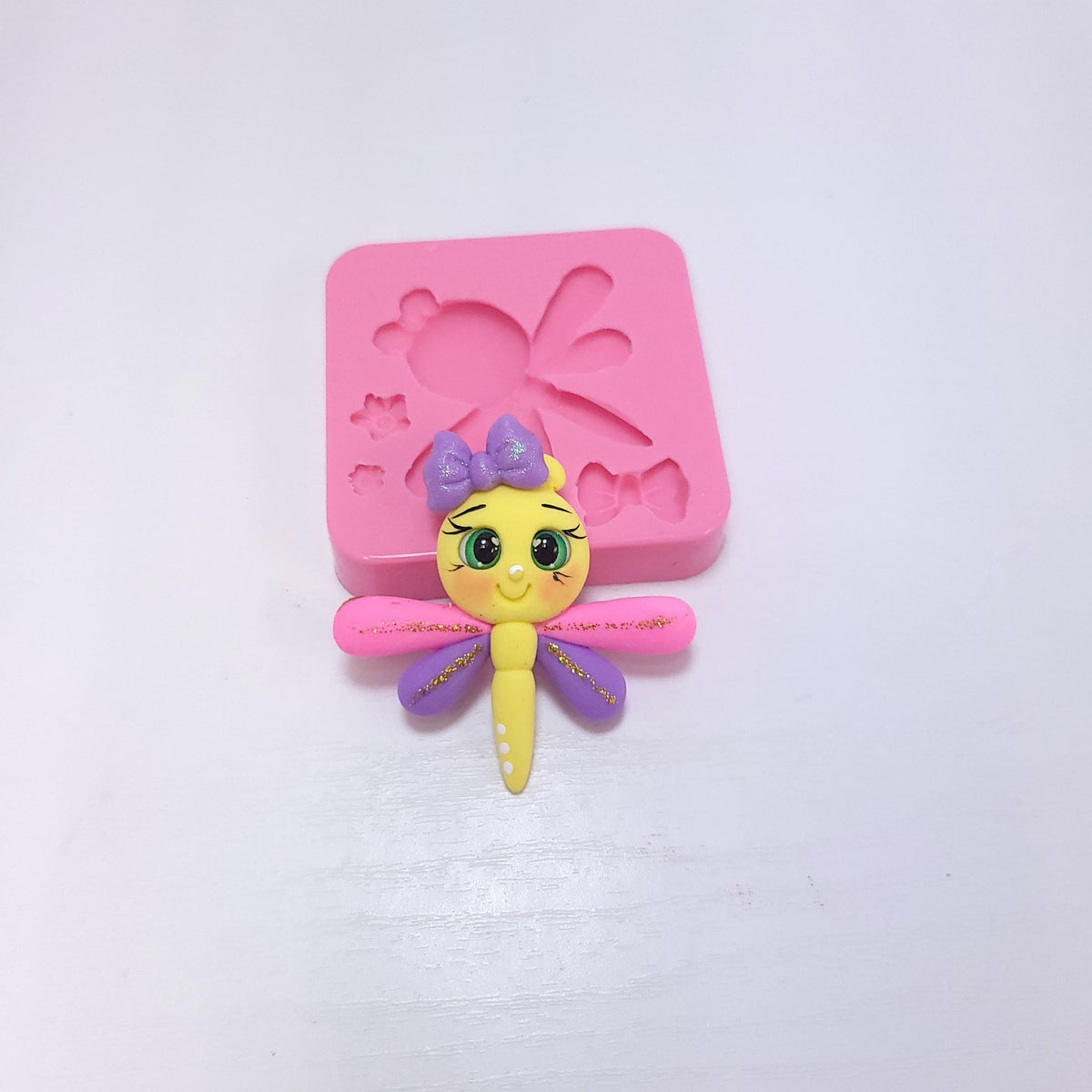 Cute Dragonfly Multi Project Easter Silicone Mold for Fondant Resin Clay MS834