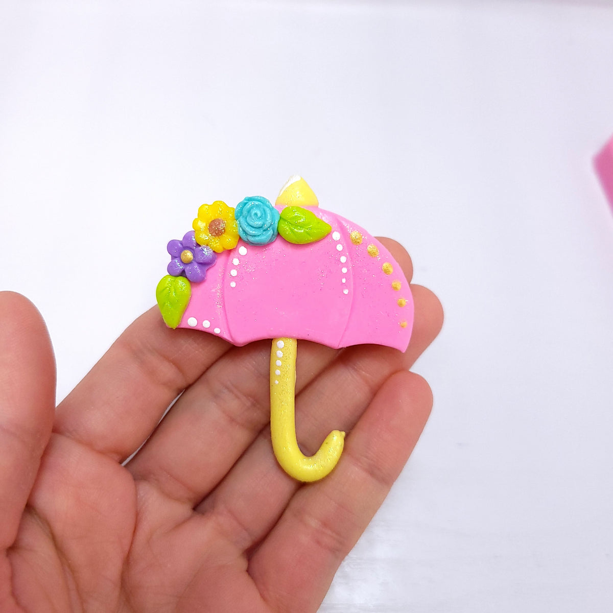 Spring Umbrella Multi Project Silicone Mold for Cake Fondant Resin Clay Crafts