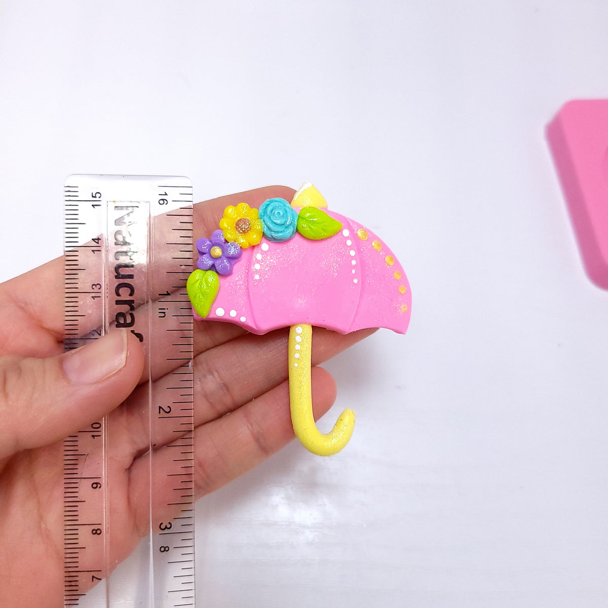 Spring Umbrella Multi Project Silicone Mold for Cake Fondant Resin Clay Crafts