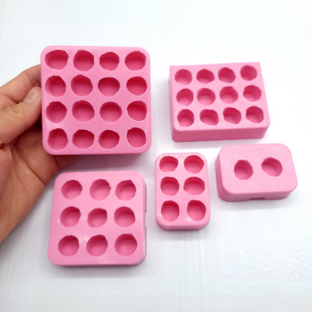 Mini Marshmallow Silicone Mold multi cavities Wax mold Resin mold Soap mold Realistic Marshmallow Flexible mold