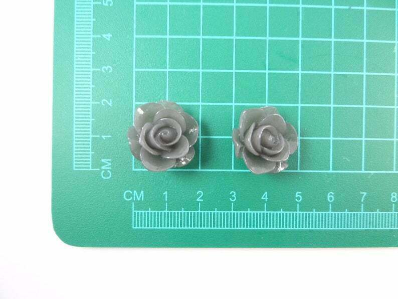 Mini Rose Victorian Jewelry Silicone Mold for Fondant Resin Clay Crafts MS316