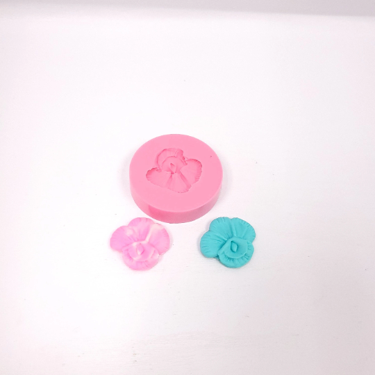 Orchid Flower Miniature Earrings Silicone Mold for Cake Resin Clay Jewelry MS879