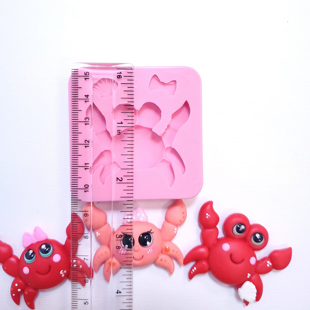 Cute Crab Summer Collection Under the sea Edition Multi-Project Silicone mold NC094