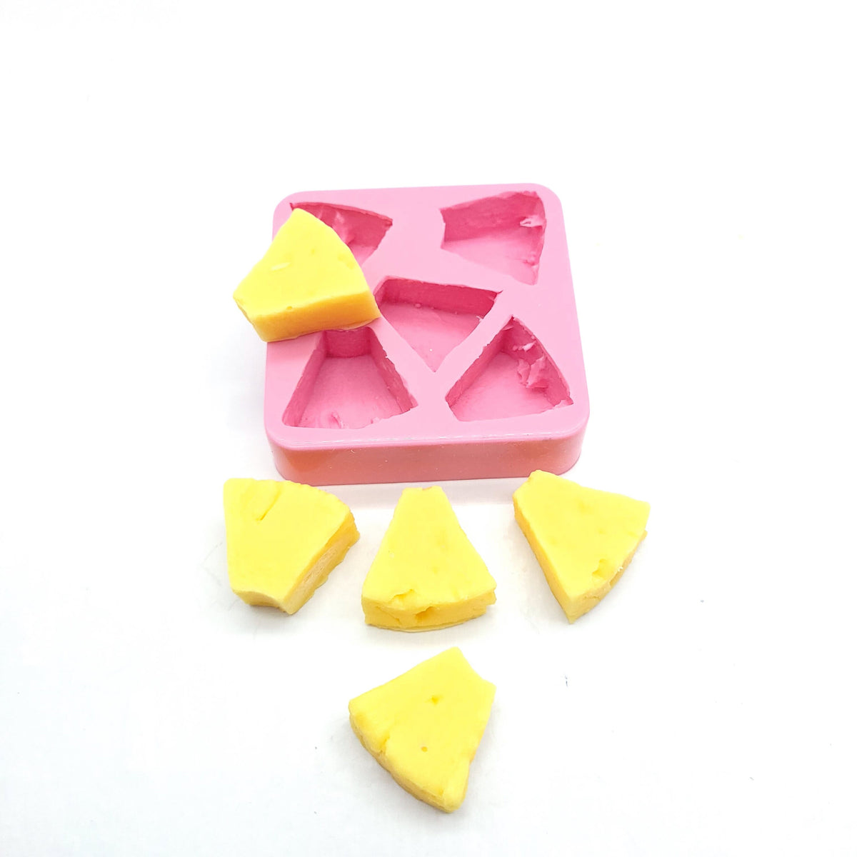 Pineapple Chunks wax melts mold, Soap and Candle decorating mold, Mold for Wax melts, Mold for Resin NC032